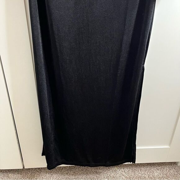 Band Of The Free Annabelle Black Cowl Neck Midi Dress NWT - Picture 8 of 14